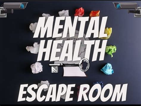 You clever thief. . Mental health nursing escape room